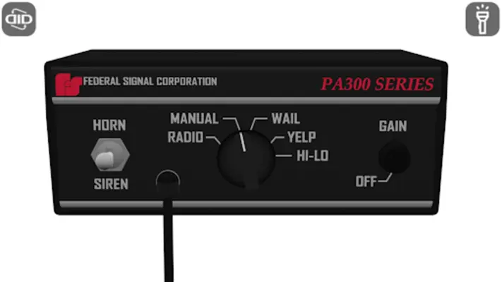 PA300 Federal Siren Sounds android App screenshot 2